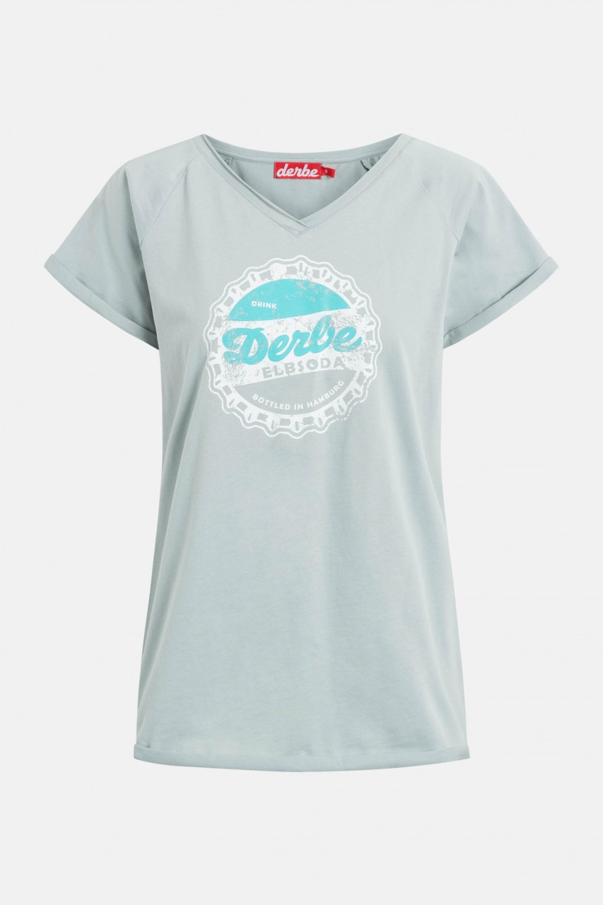 Derbe Elbsoda Damen T-Shirt Quarry Grau