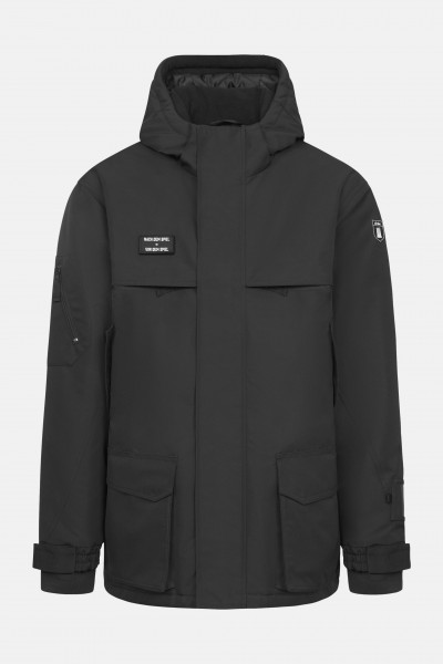 Derbe Winterjacke Fanholm Herren Schwarz Fan Funktion