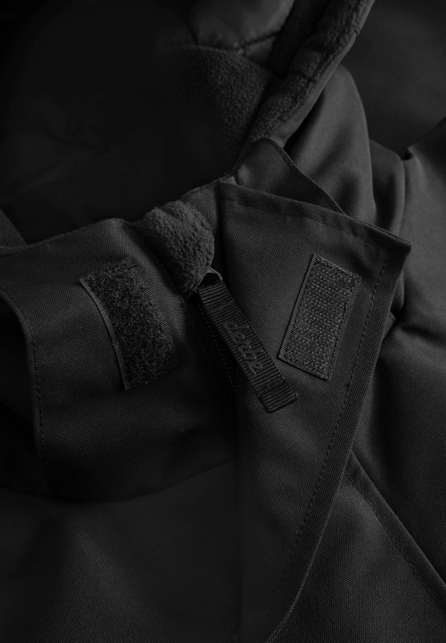 Derbe Winterjacke Fanholm Herren Schwarz Fan Funktion