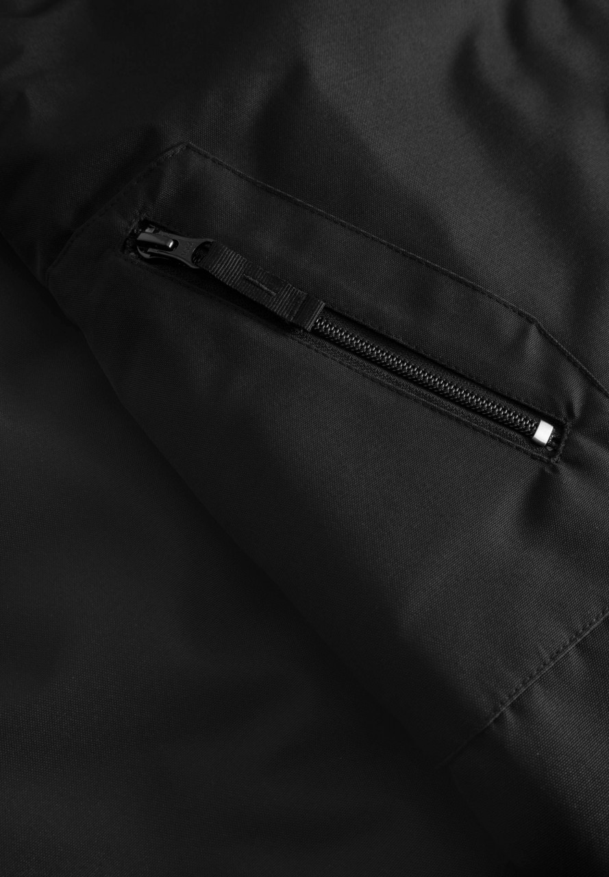 Derbe Winterjacke Fanholm Herren Schwarz Fan Funktion