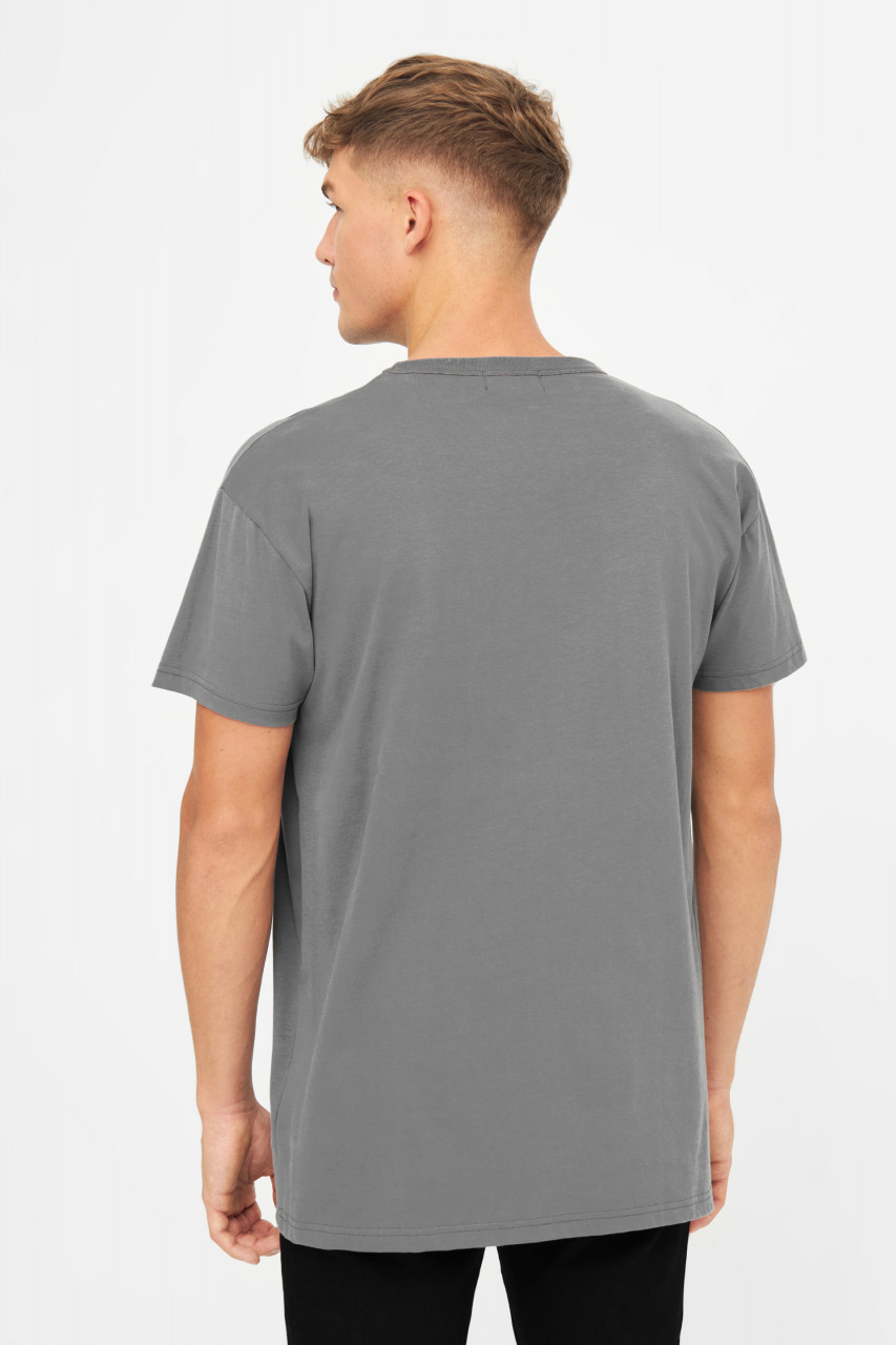 Derbe T-Shirt Feiernacht Herren Grau Feierabend