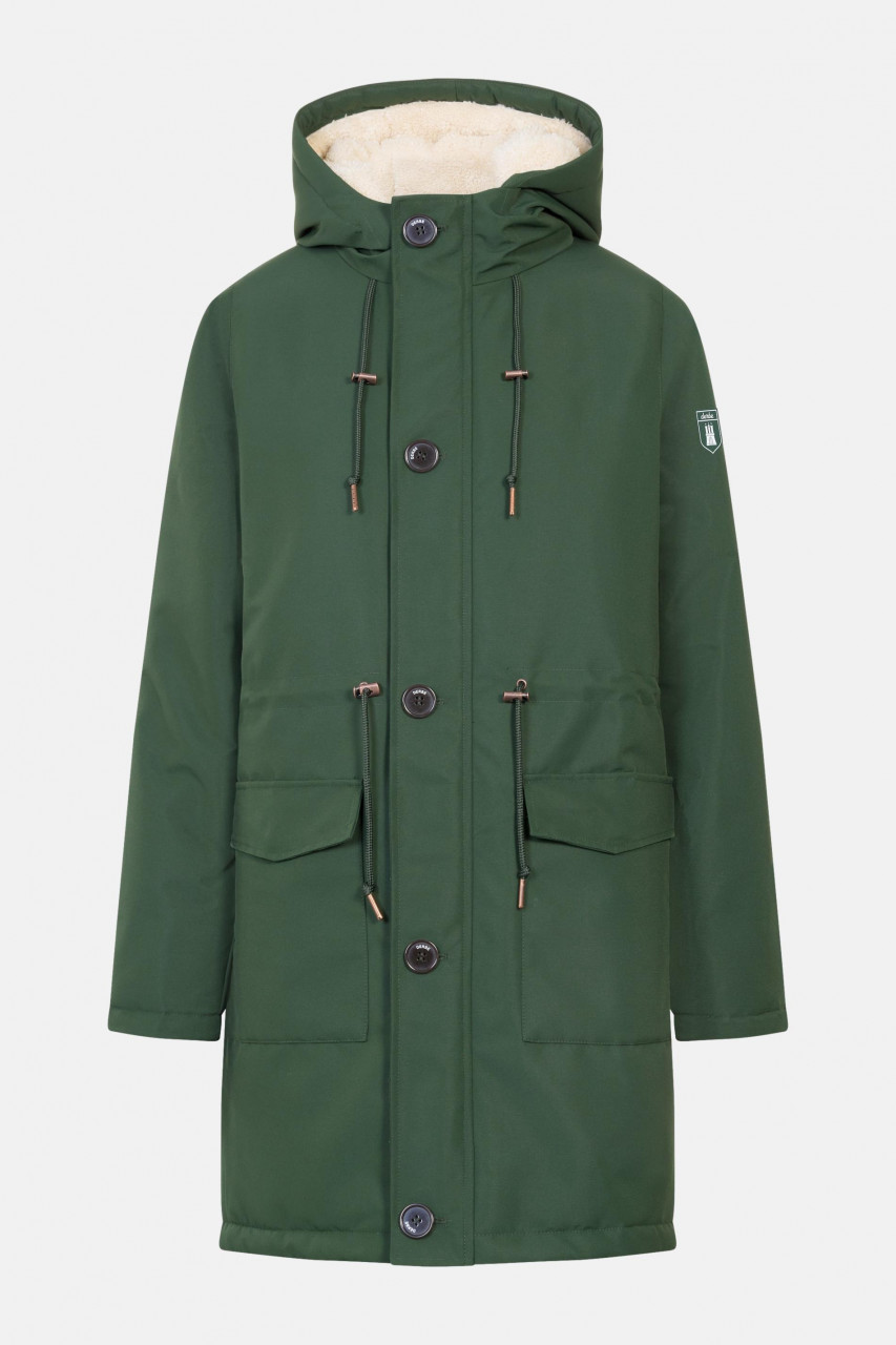 Derbe Festholm Damen Winterjacke Grün Weiß Kombu Green