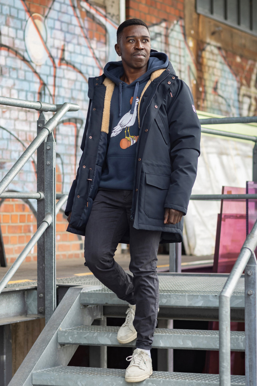 Herrenjacken LÃ¤nge Jacke Herren Winter Parka Herren Doppeljacke