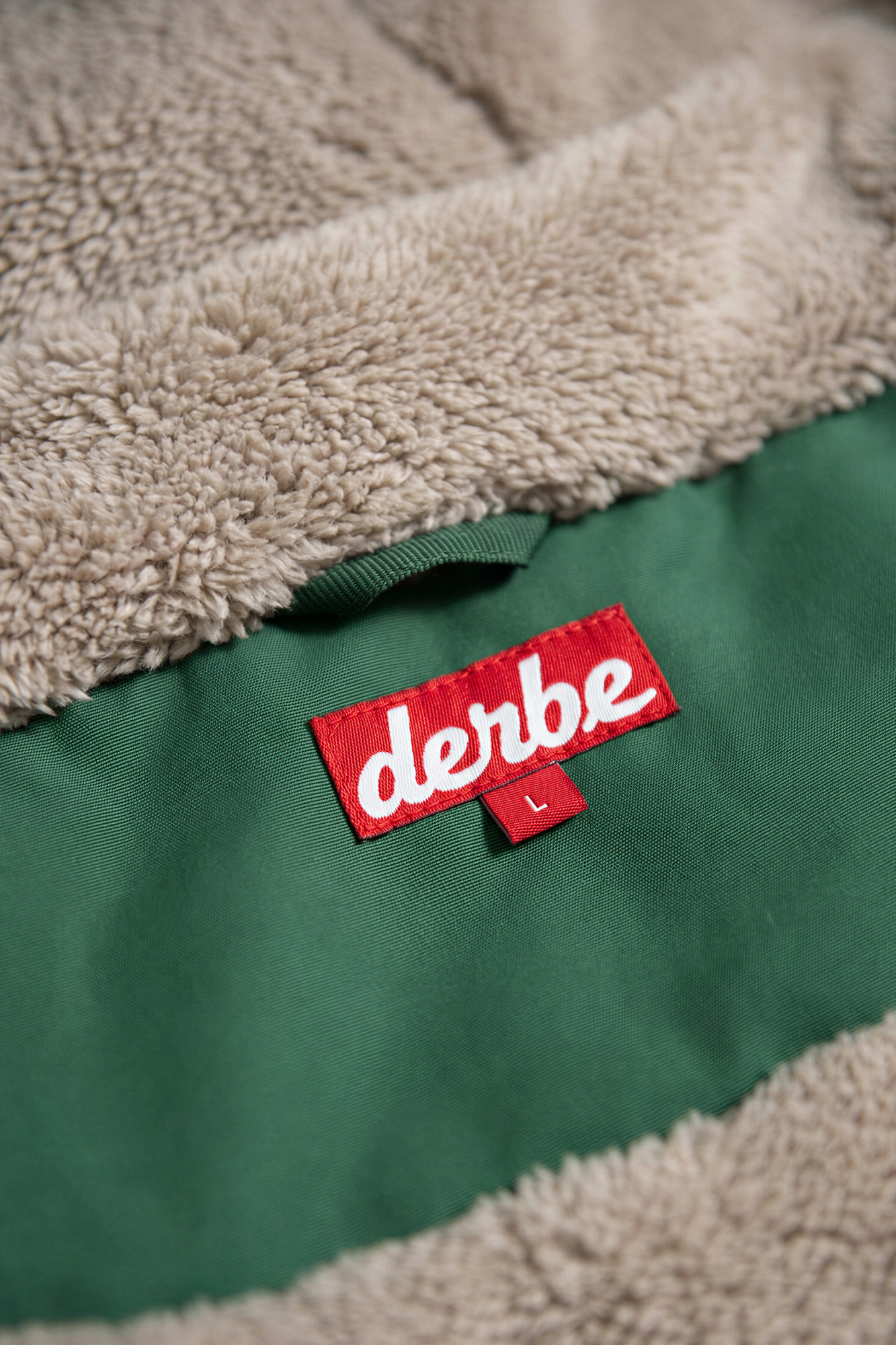 Derbe Winterjacke Festholm Herren Grün Warm Gefüttert