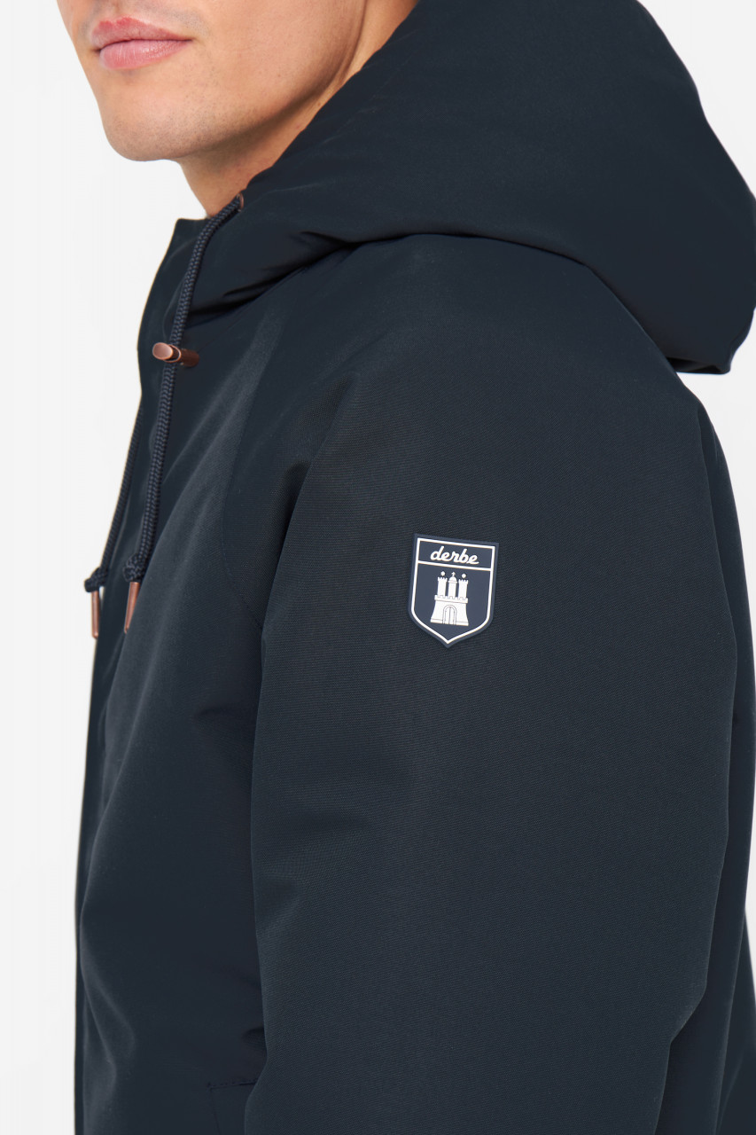 Derbe Winterjacke Festholm Short Herren Dunkelblau