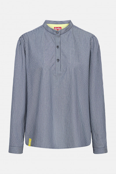 Derbe Fishers Bluse Damen Weiß Blau