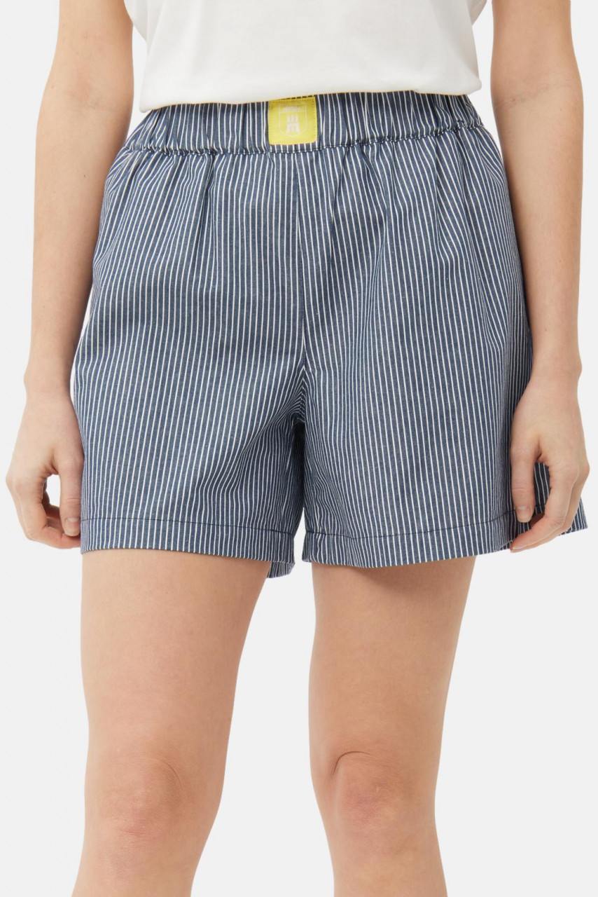 Derbe Shorts Fishers Büx Damen Weiß Blau