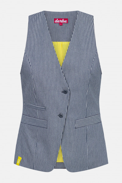 Derbe Weste Fishers Weste Damen Dunkelblau