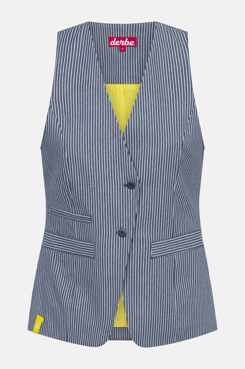 Derbe Weste Fishers Weste Damen Dunkelblau