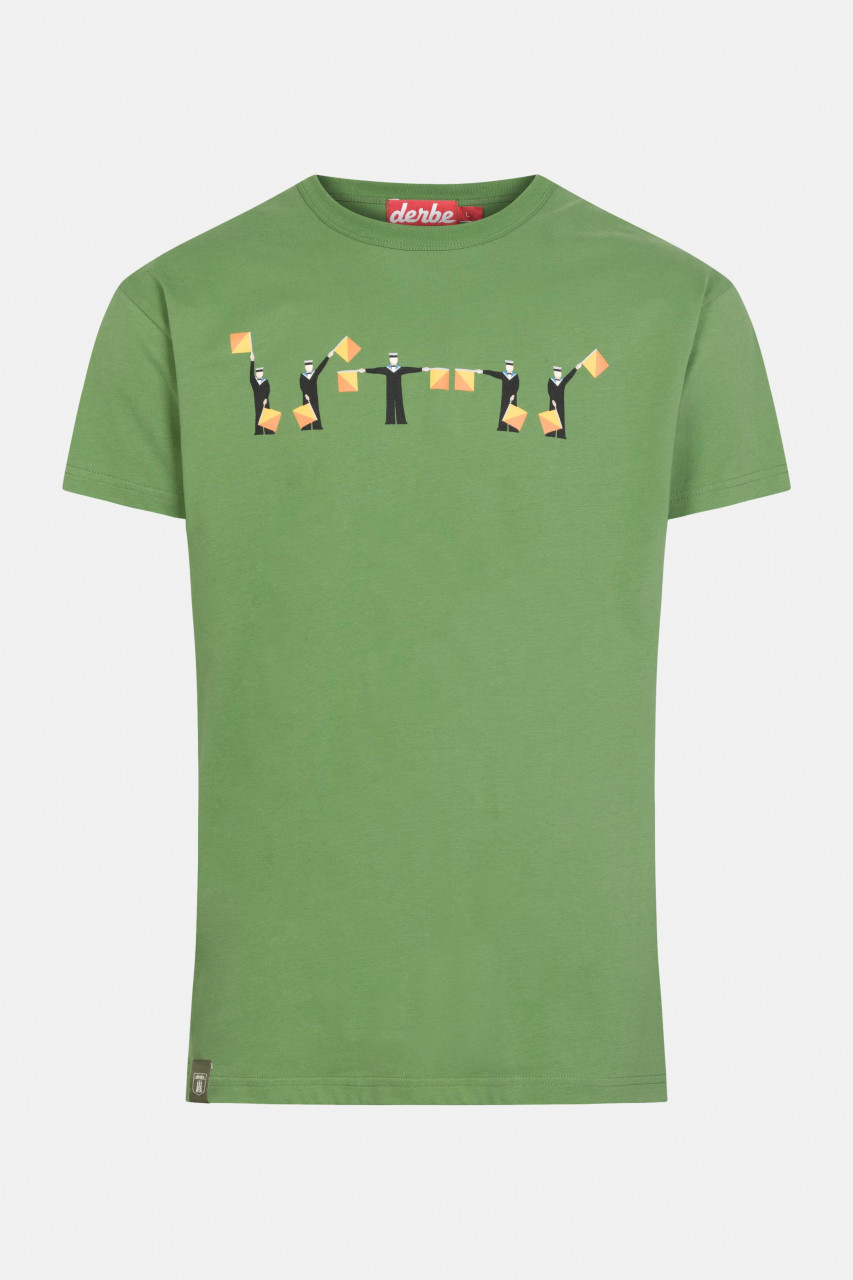 Derbe Flaggenmann Herren T-Shirt Cactus Grün