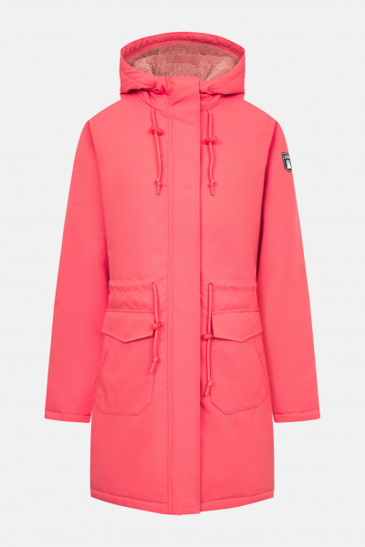 Derbe Winterjacke Friese Festholm 90er Damen Pink Warm Gefüttert