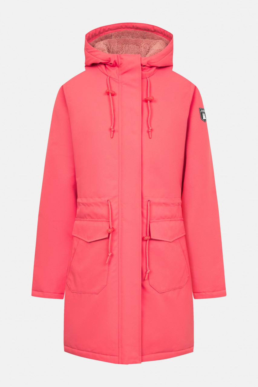 Derbe Winterjacke Friese Festholm 90er Damen Pink Warm Gefüttert