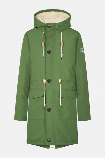 Derbe Friese Festholm Damen Winterjacke Cactus Grün Weiß Off White Derbe Friese Festholm Damen Winterjacke Cactus Grün Weiß Off White