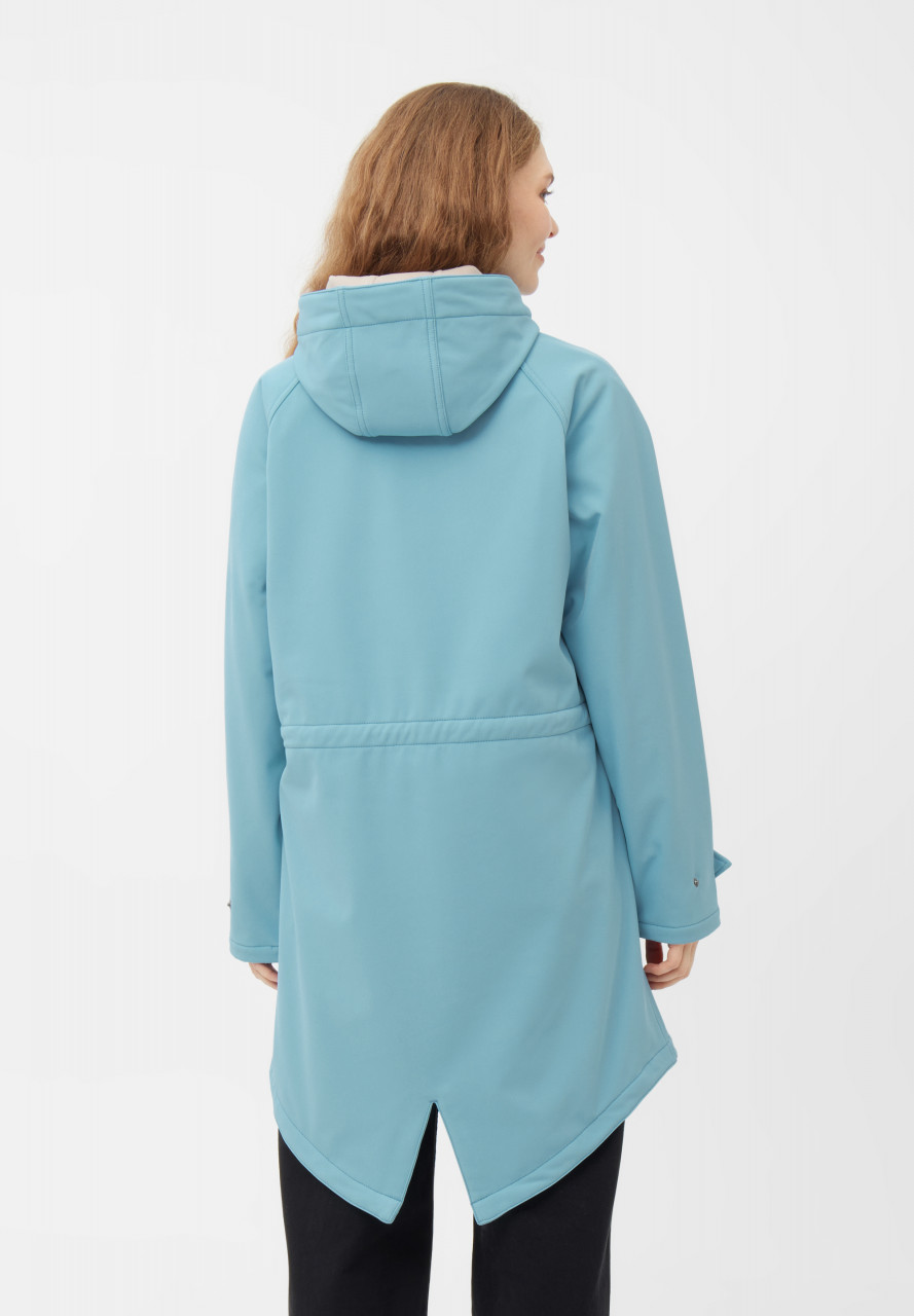Derbe Softshelljacke Friese Island Damen Türkis Hellblau Übergangsjacke