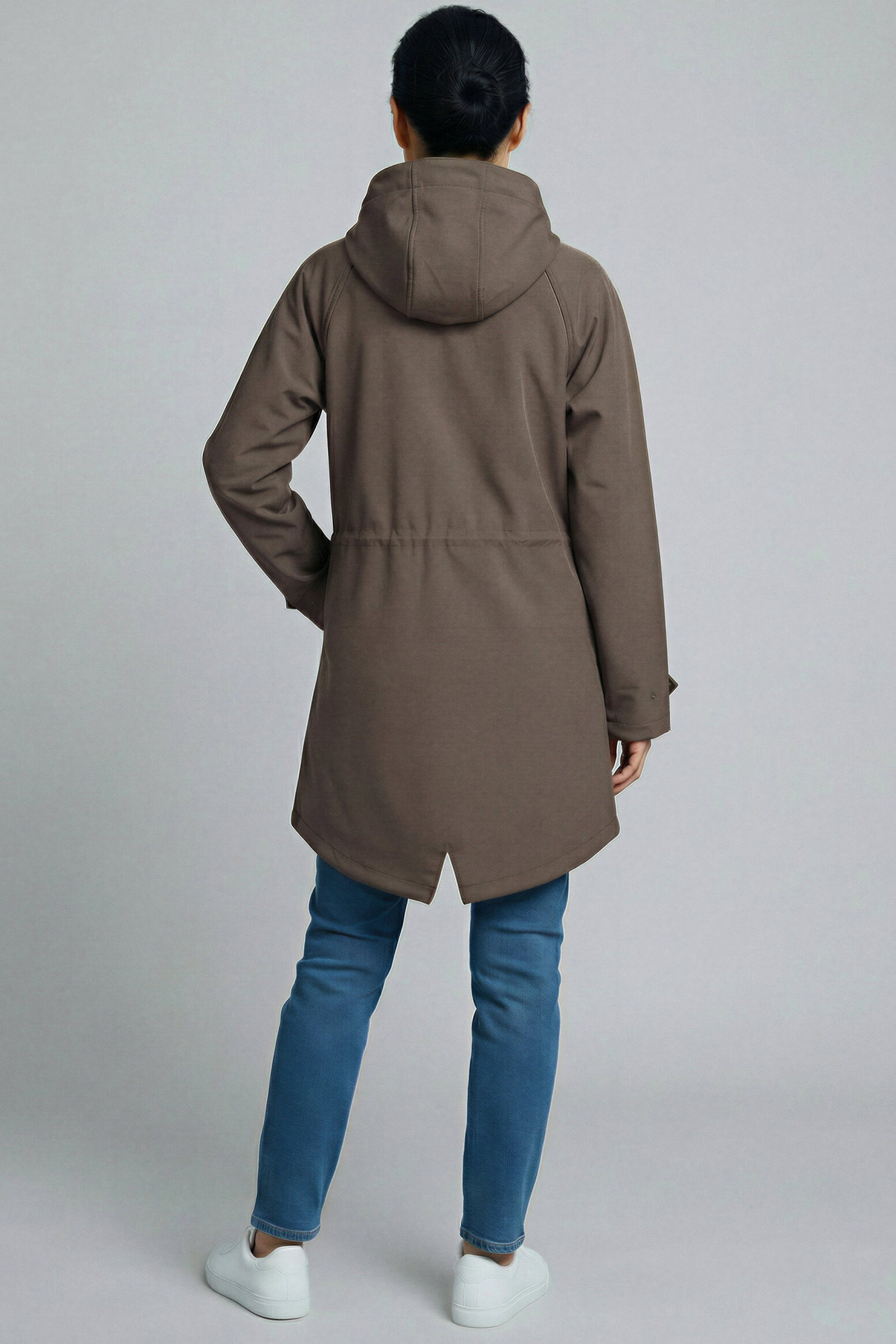 Derbe Softshelljacke Friese Island Damen Braun Übergangsjacke