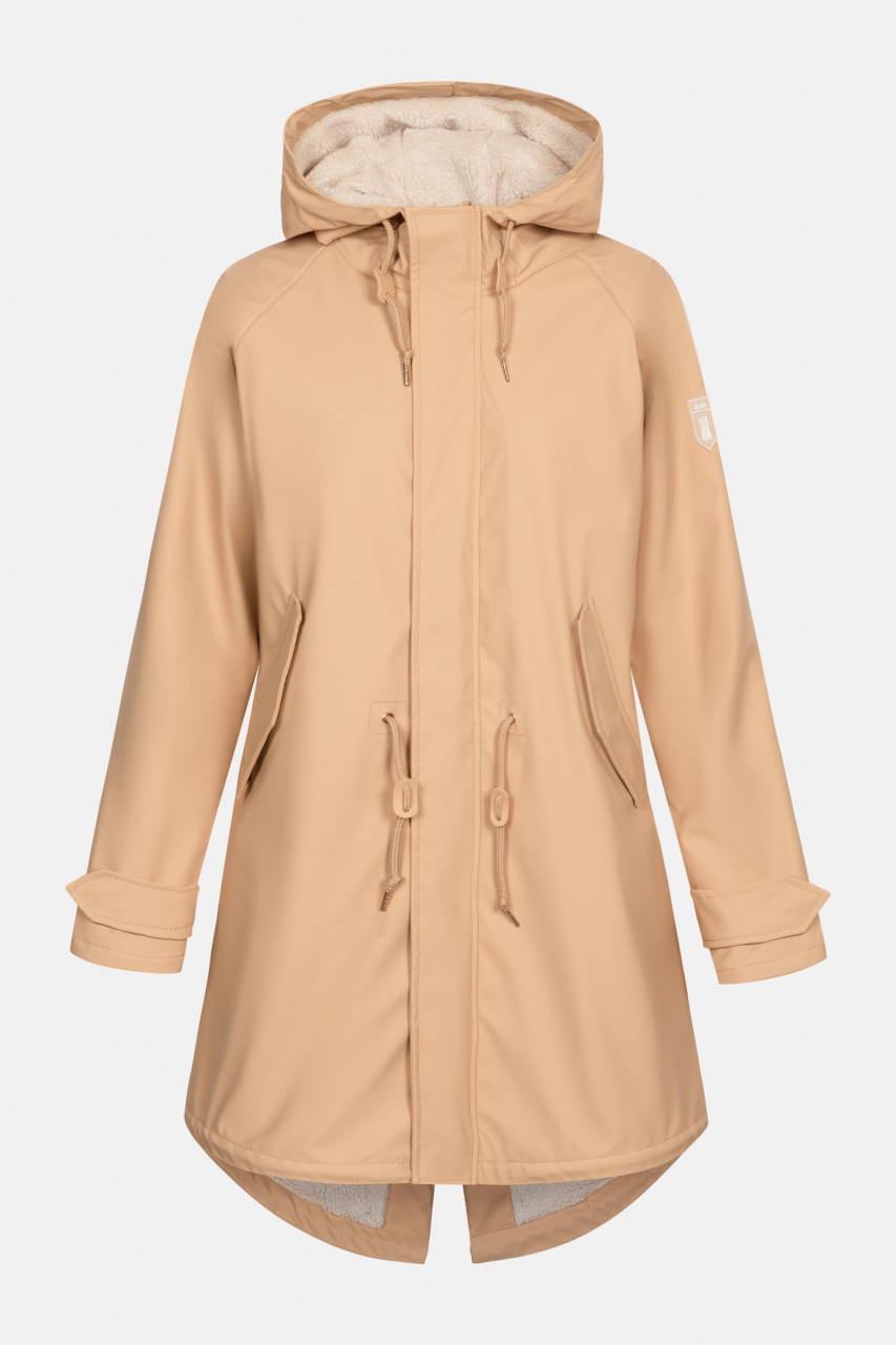 Tidaholm Beige Regenjacke Damen Derbe Regenjacke Friese Tidaholm