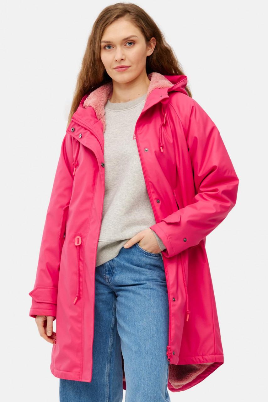 Derbe Regenjacke Friese Tidaholm Damen Pink Gefüttert