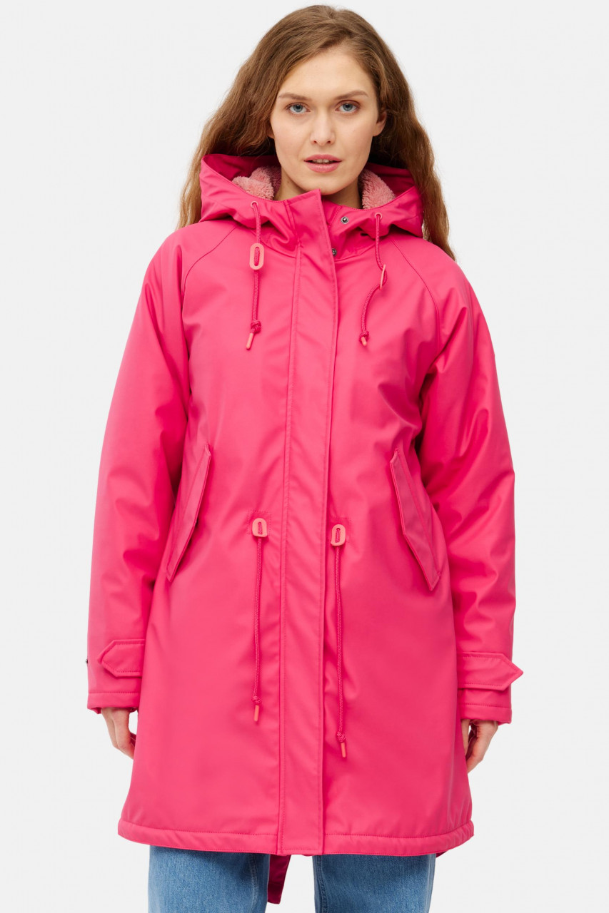 Derbe Regenjacke Friese Tidaholm Damen Pink Gefüttert