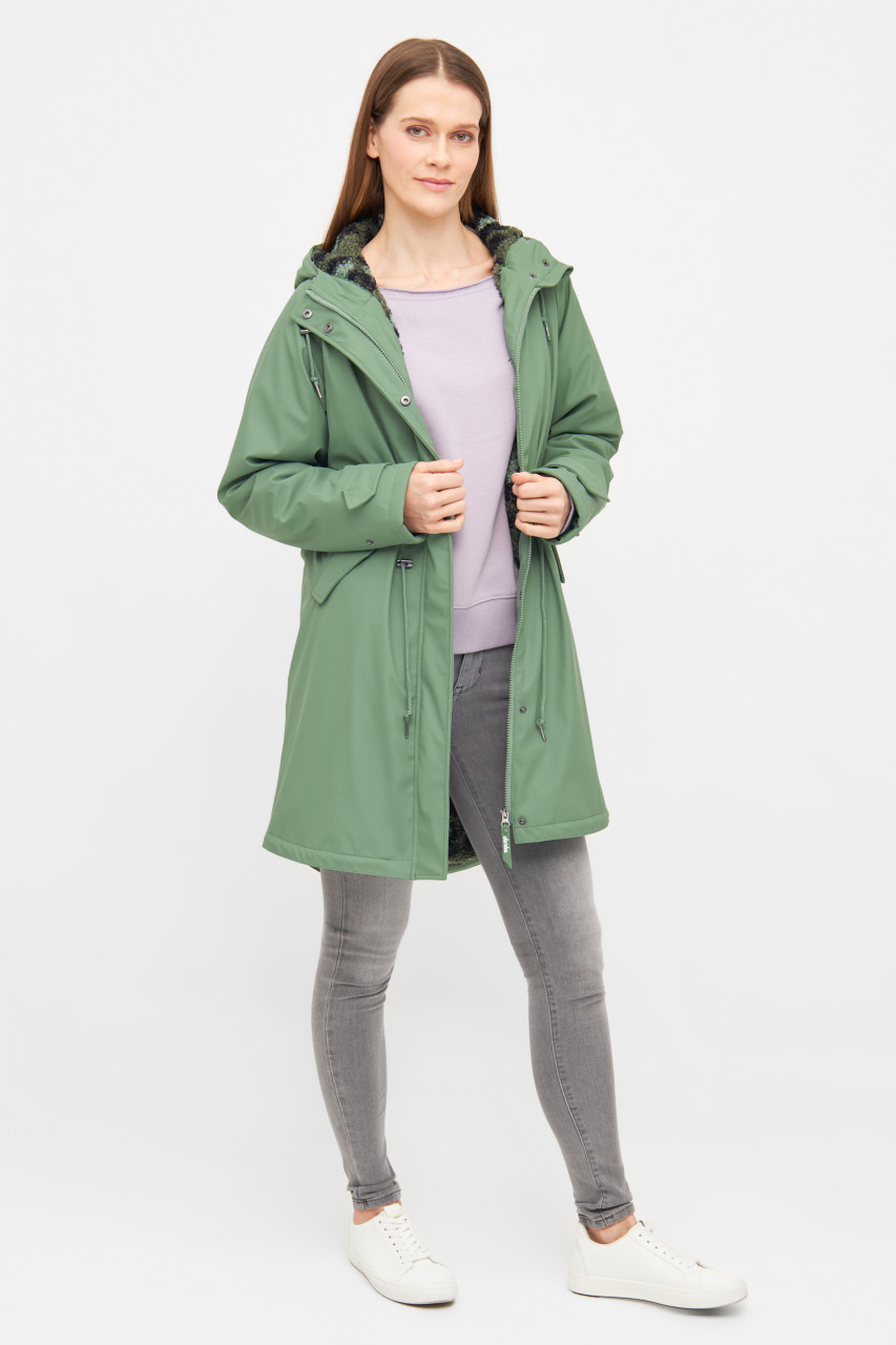 Derbe Regenjacke Friese Tidaholm Leo Damen Hellgrün Gefüttert