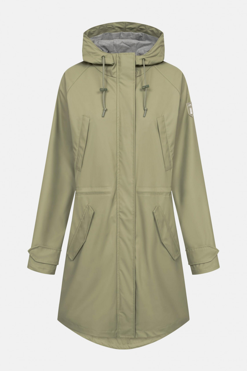 Derbe Regenjacke Friese Tildaby Oxford Damen Hellgrün Oliv