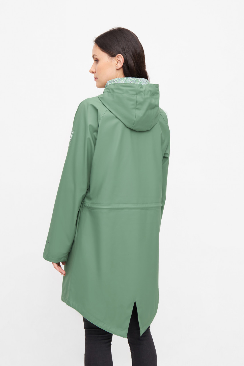 Derbe Regenjacke Friese Traveby Paisley Damen Grün