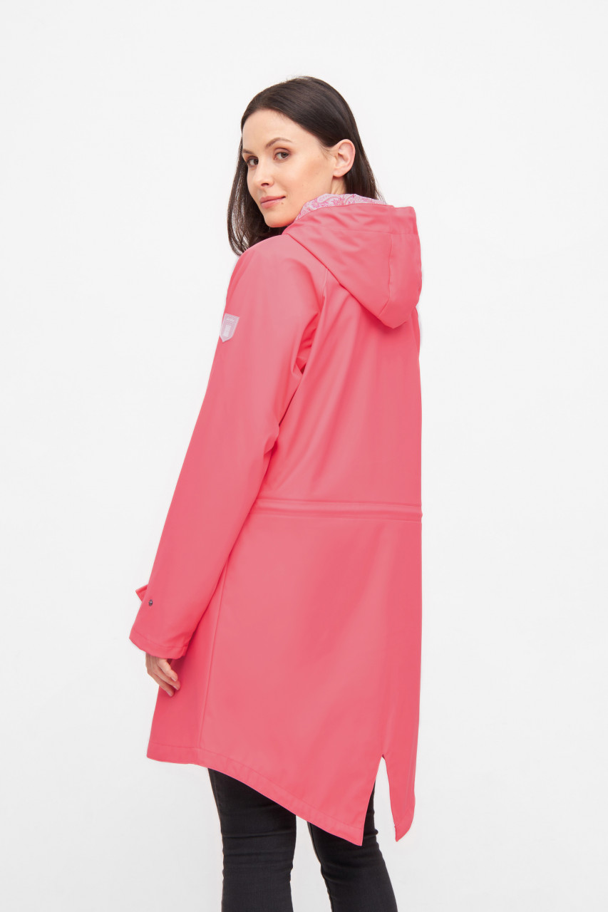Derbe Regenjacke Friese Traveby Paisley Damen Rosa