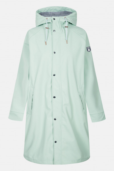 Derbe Friese Wittby Fisher Damen Regenjacke Slit Green Hellgrün