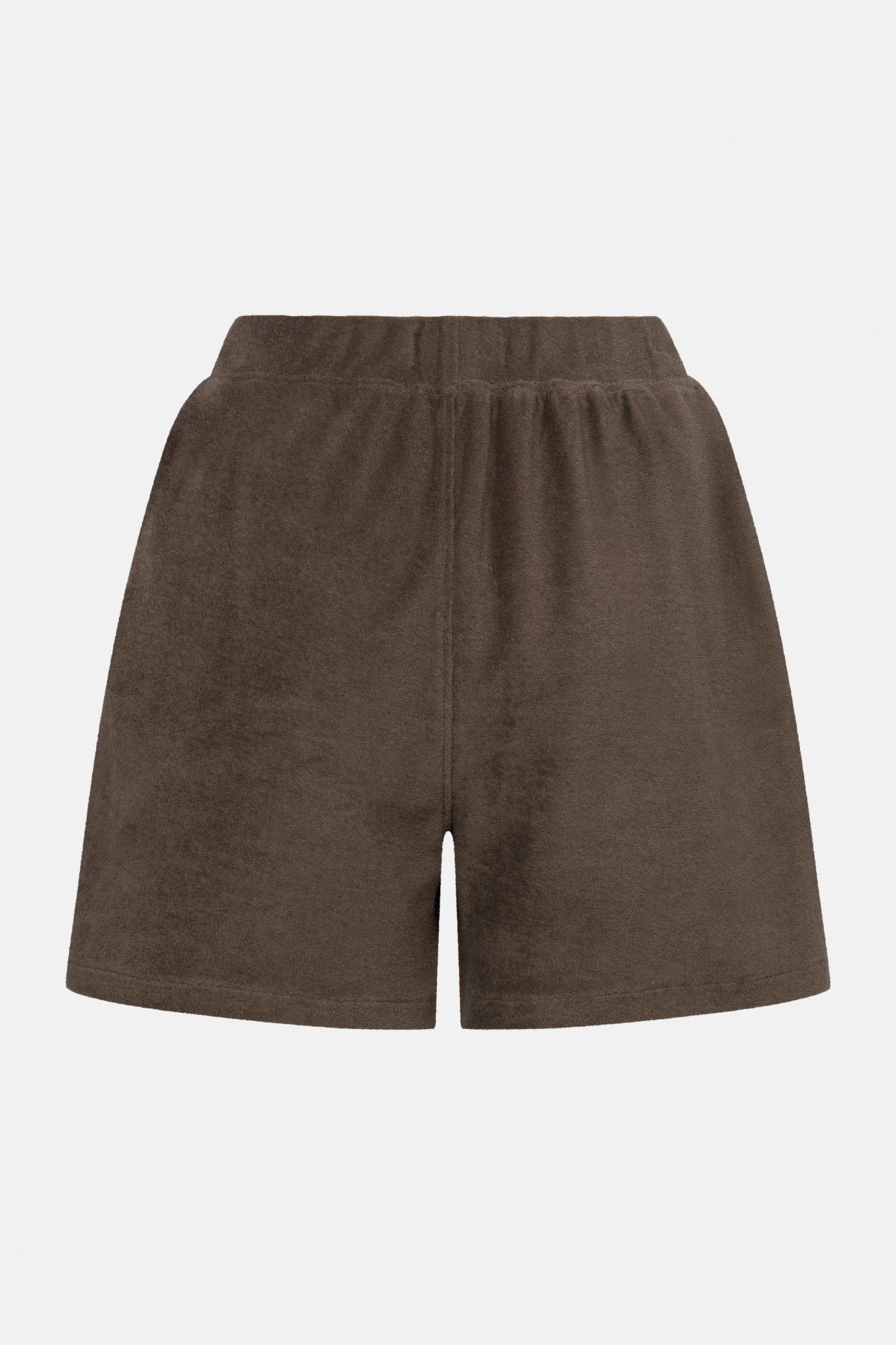 Derbe Shorts Frottee Büx Damen Braun GOTS Organic