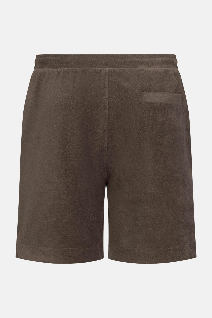 Derbe Shorts Frottee Büx Herren Braun GOTS Organic