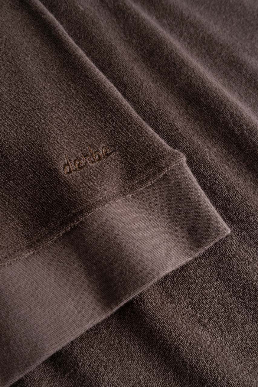 Derbe T-Shirt Frottee Top Damen Braun GOTS Organic