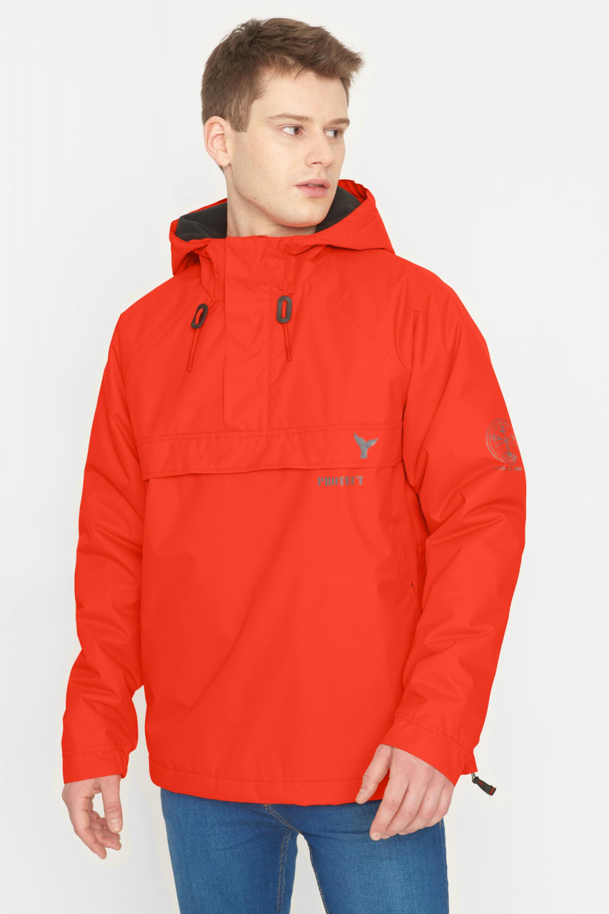 Derbe Gabanium Unisex Schlupfjacke Organic Sea Shepherd Cherry Tomato Rot
