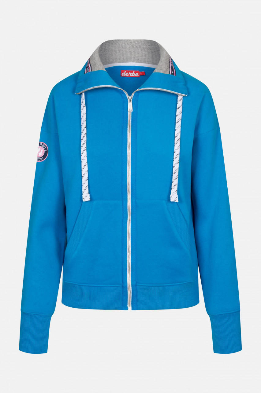 Derbe Girls Damen Sweatjacke Swedish Blue Blau