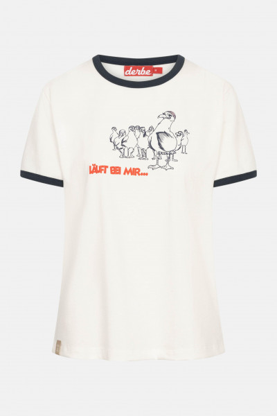 Derbe T-Shirt Gull Club Damen Weiß GOTS Organic