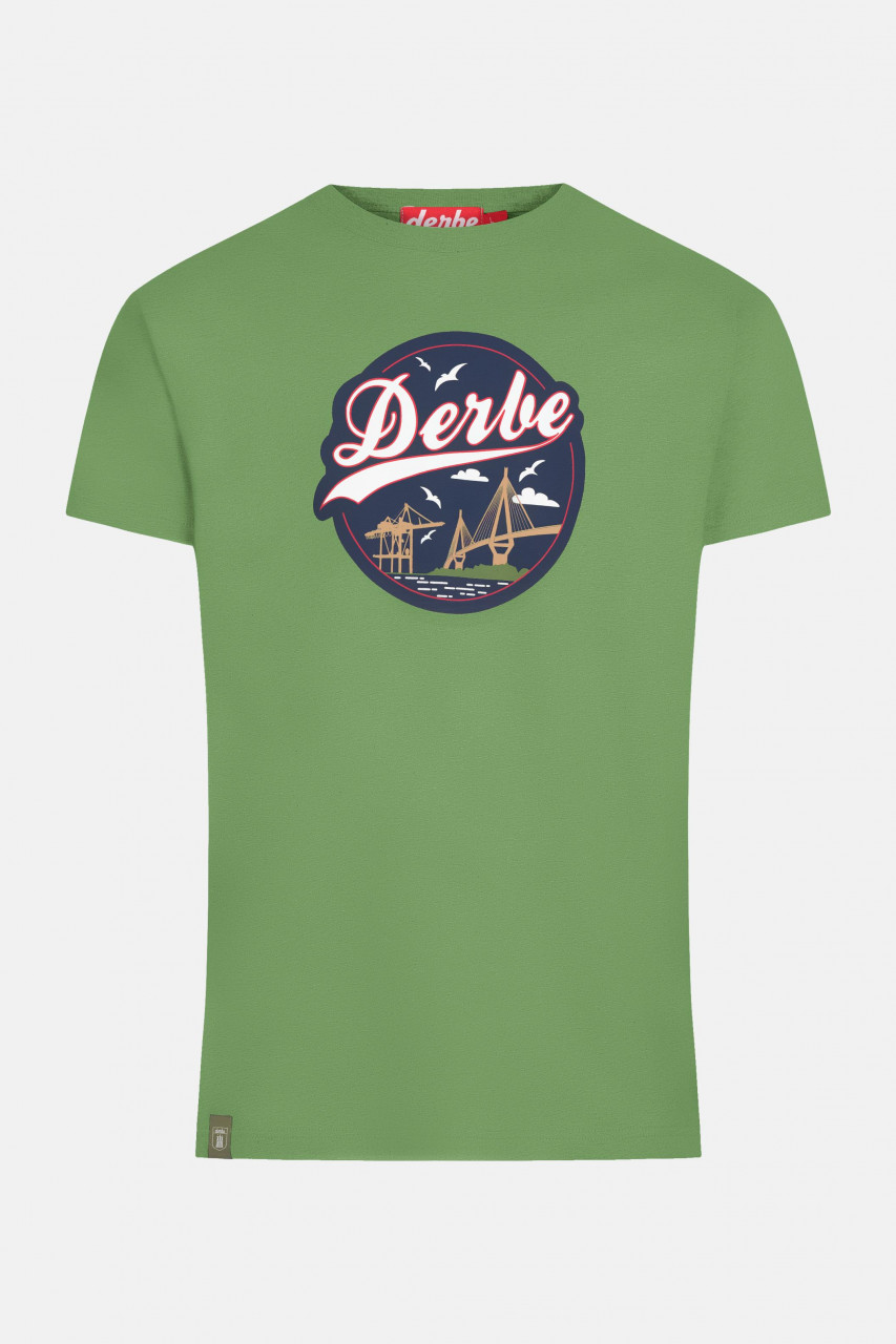 Derbe Hafenbrücke Herren T-Shirt Cactus Grün