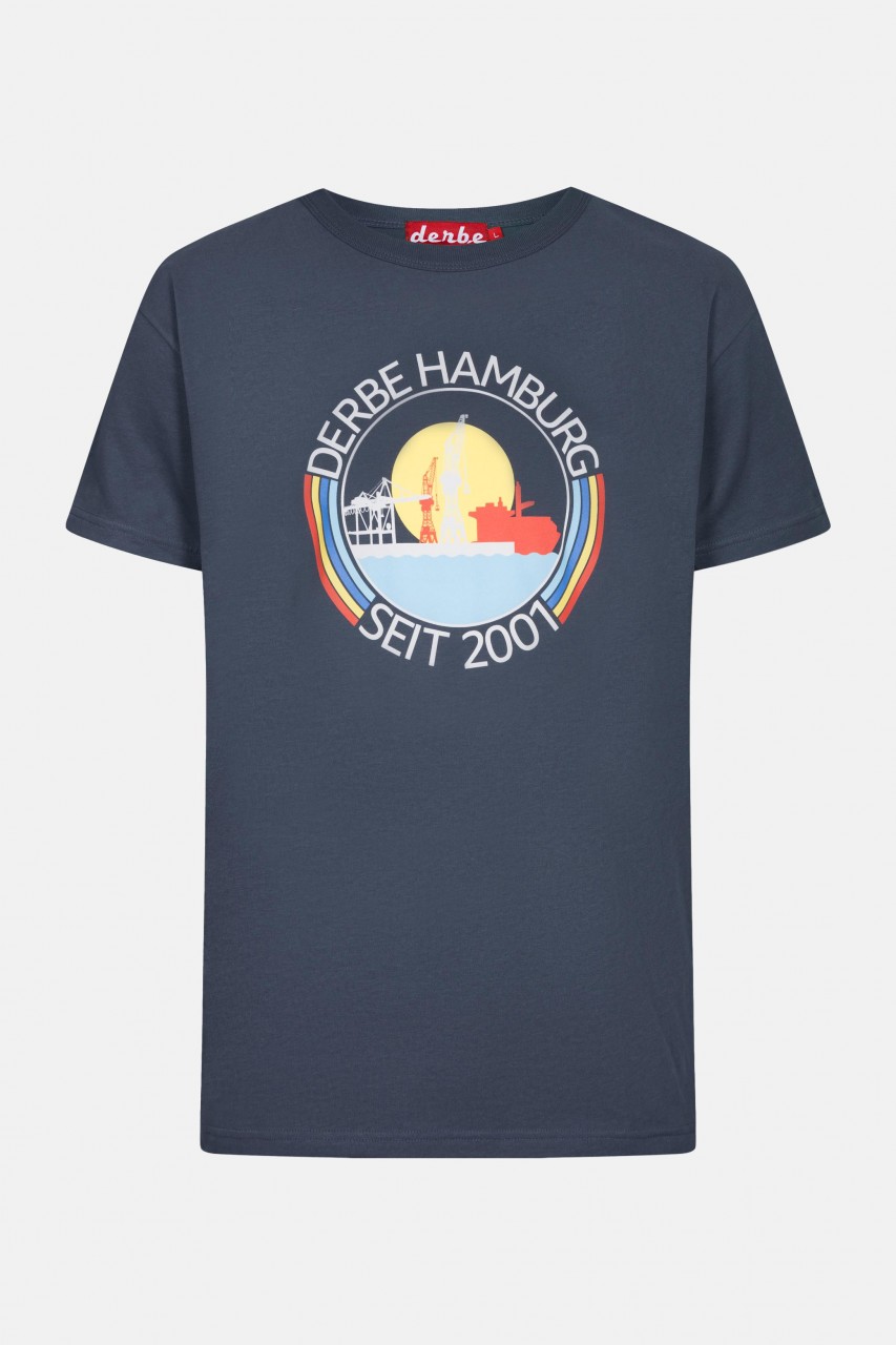 Derbe Hafenring Herren T-Shirt Dunkelblau