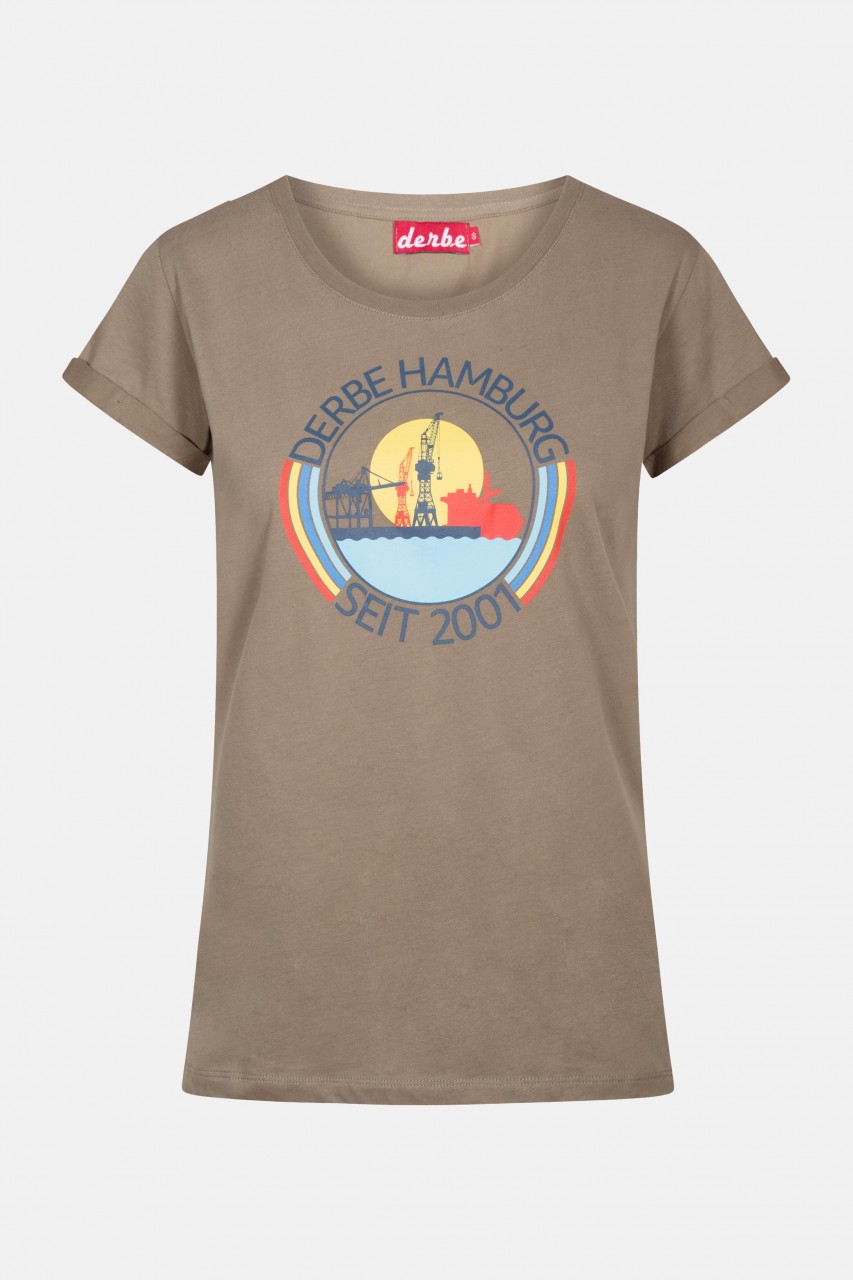 Derbe Hafenring Damen T-Shirt Brindle Braun