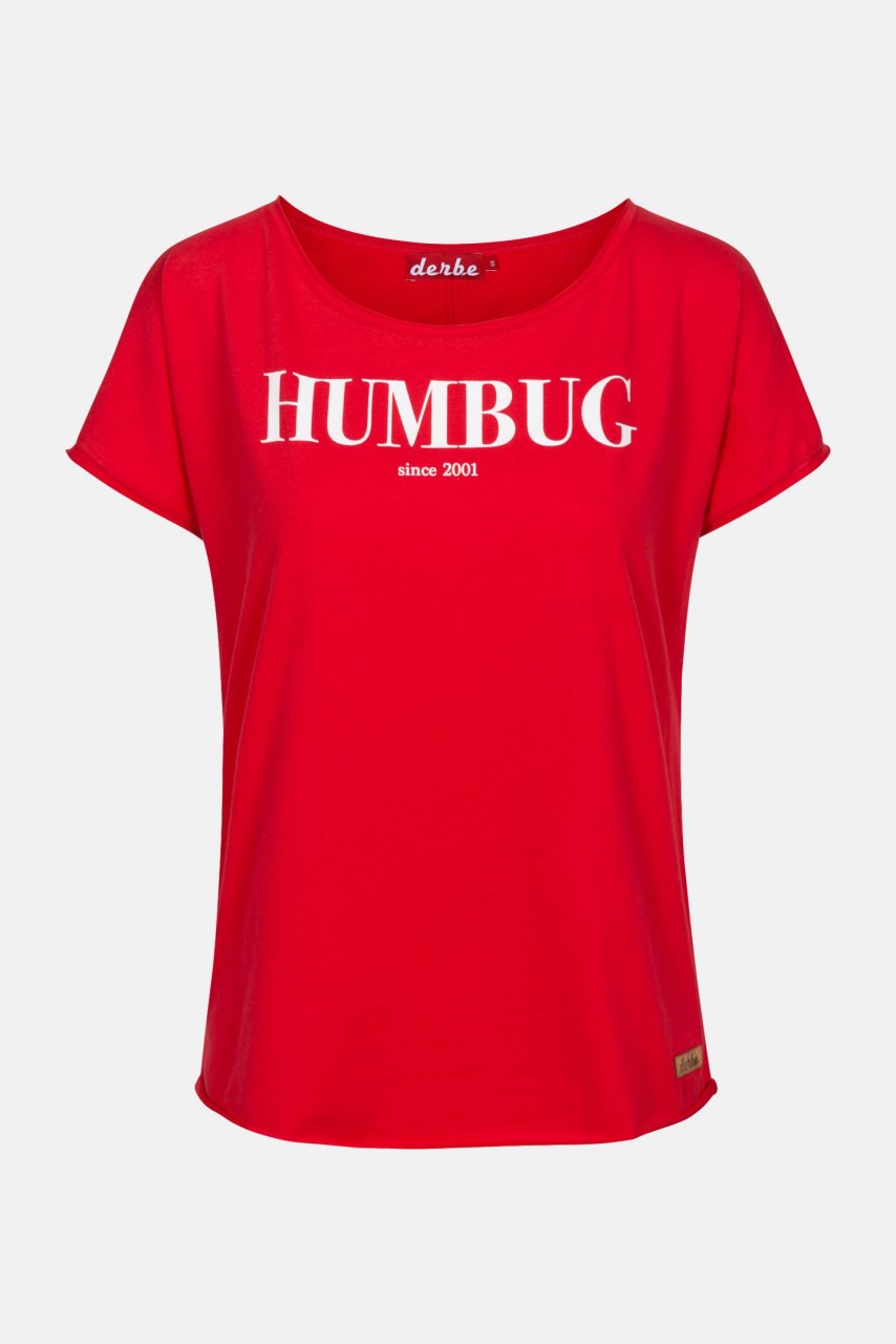 Derbe Hedi Humbug Rot Damen T-Shirt Bio Baumwolle