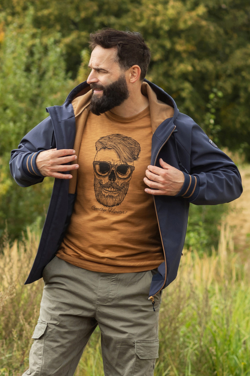 Derbe Softshell Jacke Helgoby Herren Dunkelblau