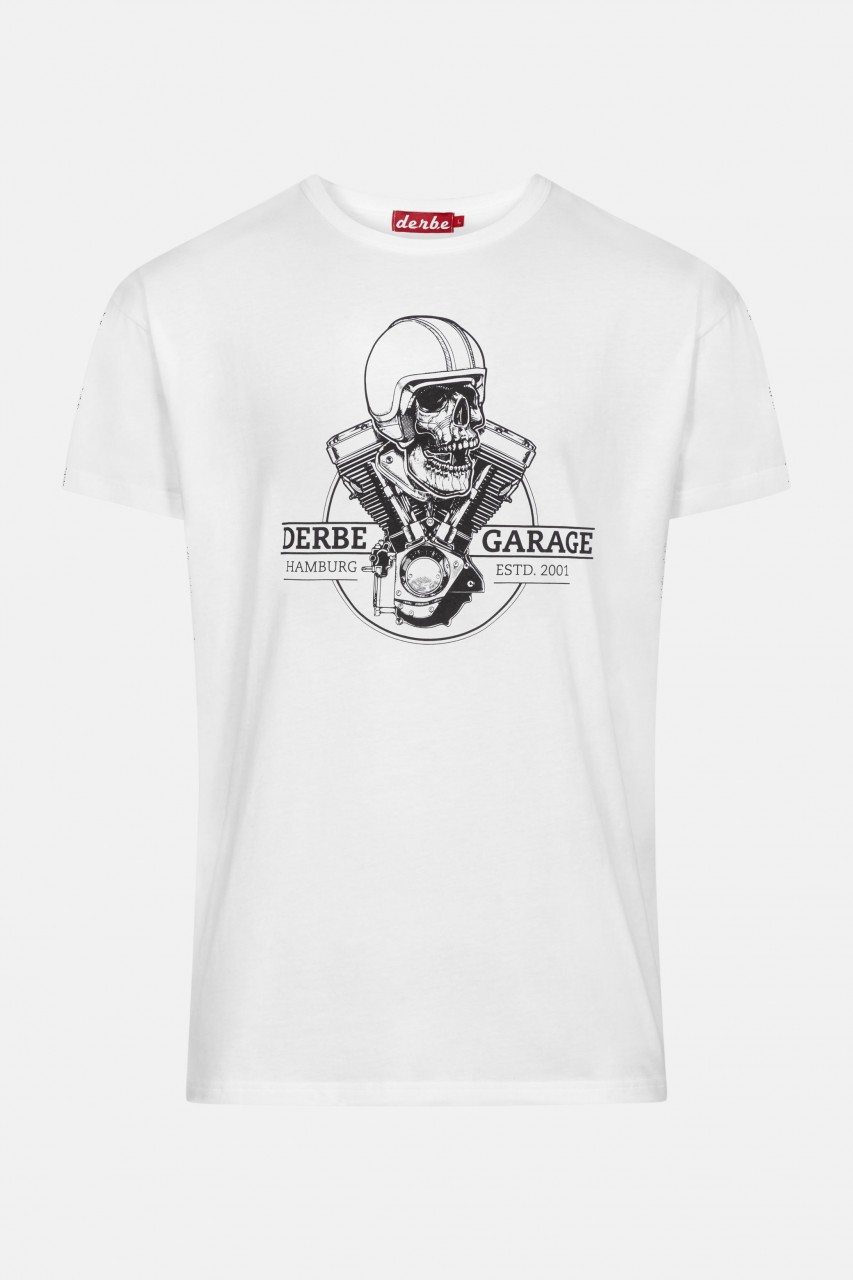 Derbe Helmet Herren T-Shirt Weiß