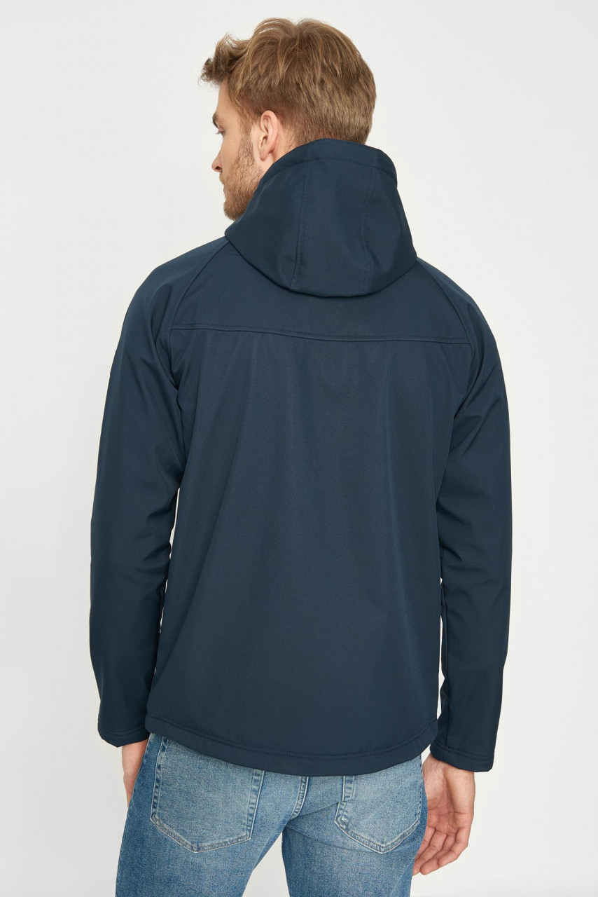 Derbe Isleby Herren Softshell Jacke Blau Rot