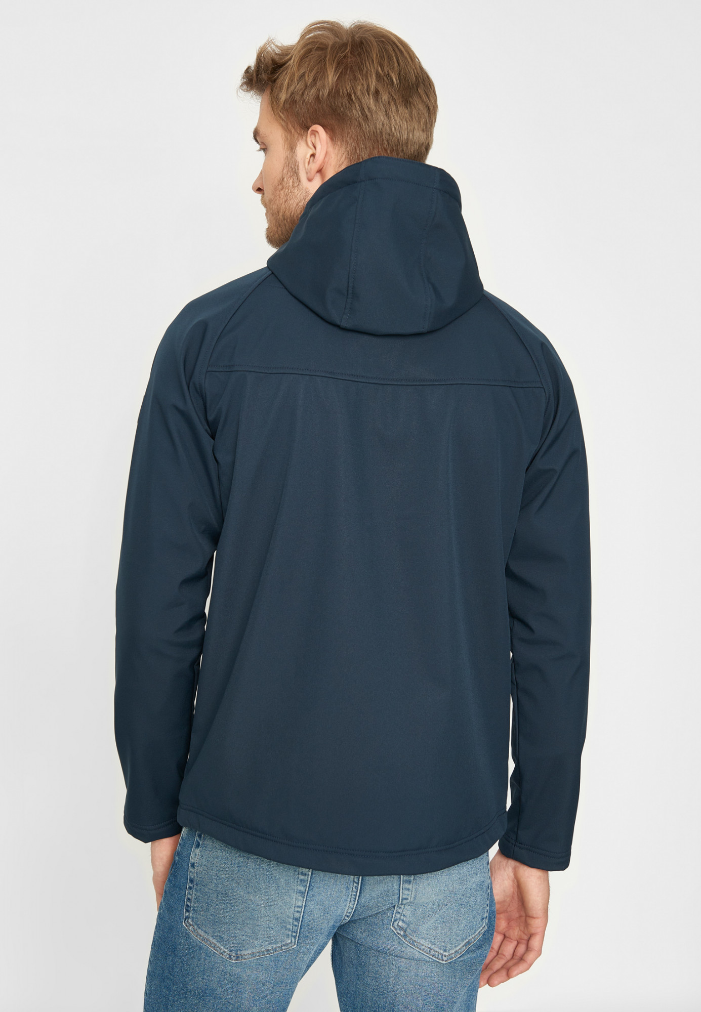 Derbe Isleby Herren Softshell Jacke Blau Rot