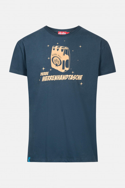 Derbe Herrenhandtasche Herren Shirt Navy Dunkelblau