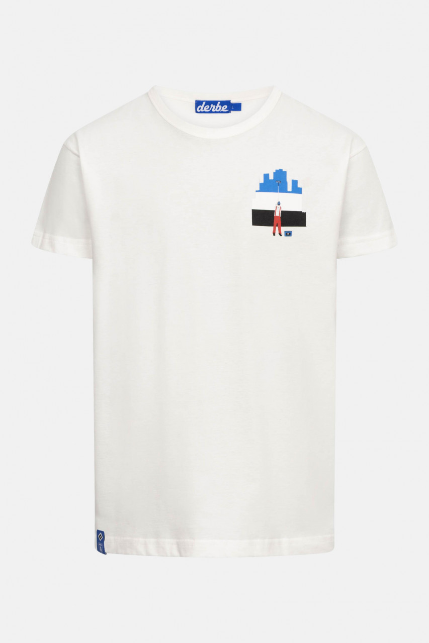 Derbe x HSV Anstreicher T-Shirt Herren Weiß HSV Fanartikel