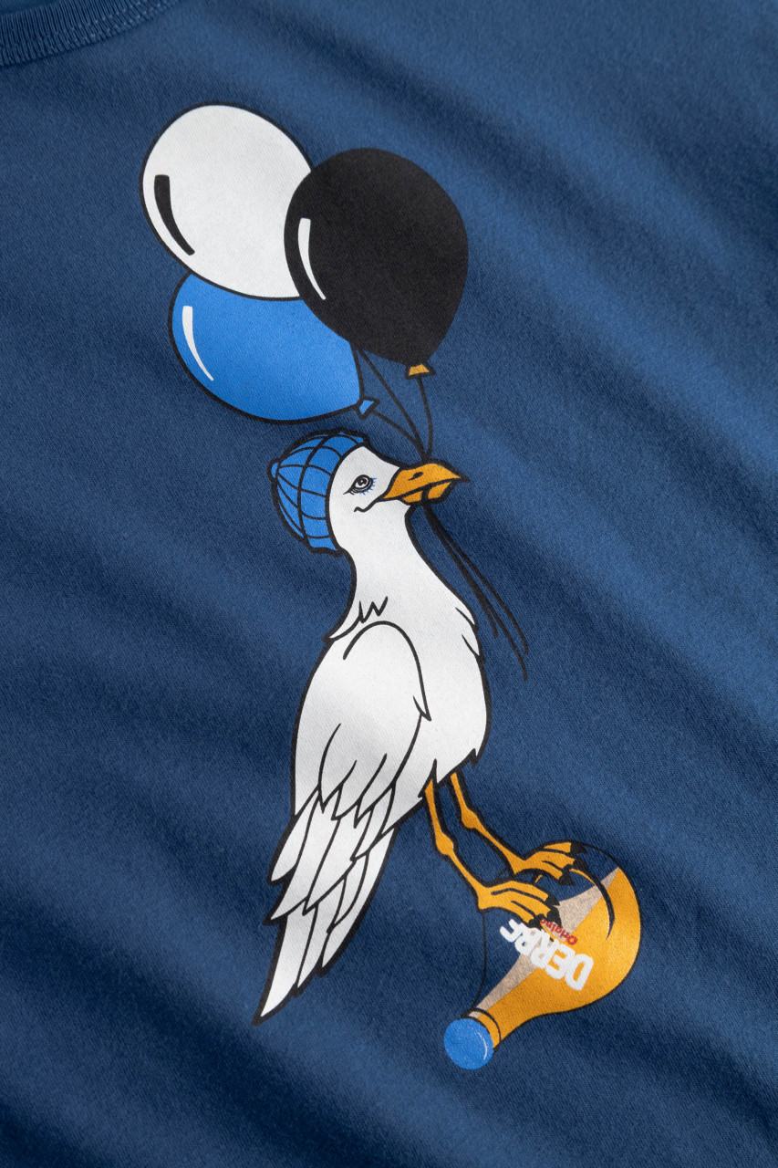 Derbe x HSV Ballonmöwe Kinder T-Shirt Blau HSV Fanartikel