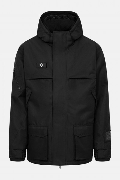 HSV x Derbe Winterjacke Fanholm Herren Schwarz Fan Funktion