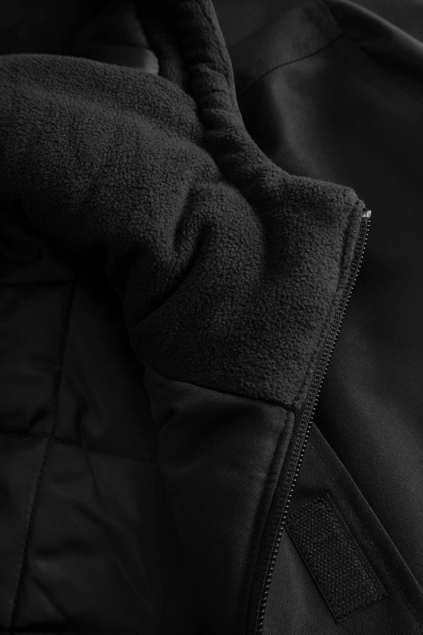 HSV x Derbe Winterjacke Fanholm Herren Schwarz Fan Funktion