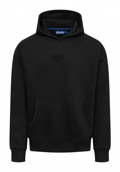 Derbe x HSV Moin Hoodie Herren Schwarz Fanartikel GOTS