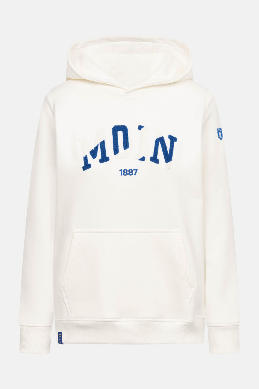 Derbe x HSV Moin Special Damen HSV Hoodie Weiß HSV Fanartikel GOTS