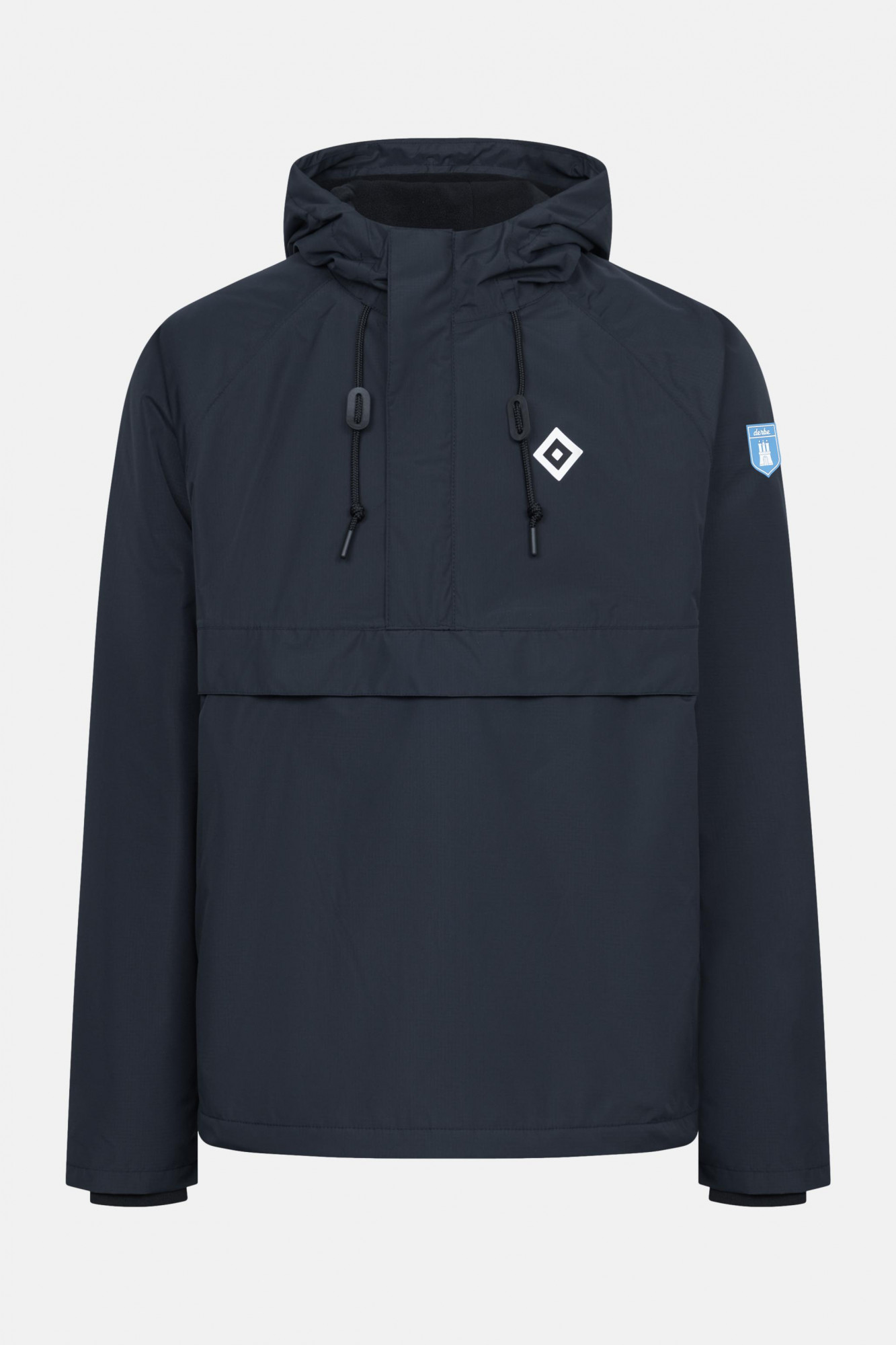 Derbe x HSV Overripby Herren Regenjacke Blau HSV Fanartikel