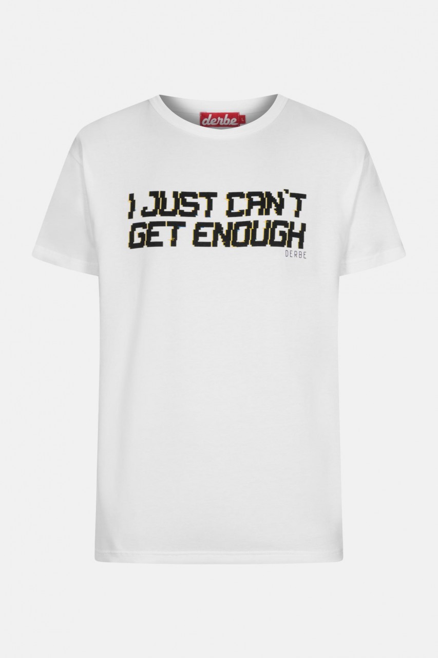 Derbe I just can't get enough Herren T-Shirt Weiß